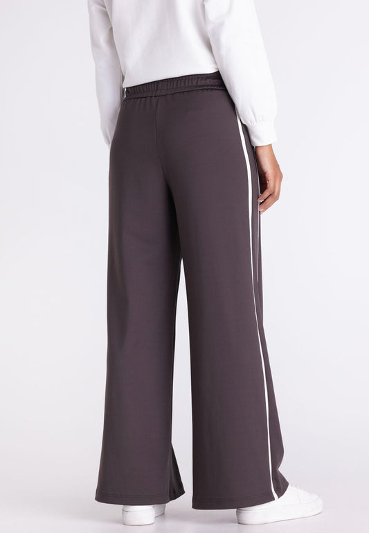 Athleisure Strip Wide Leg Joggers