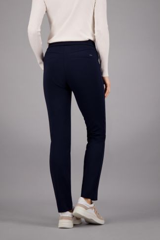 Diagonal Zip Winter Pull-On Pant