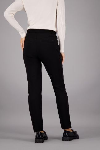 Diagonal Zip Winter Pull-On Pant