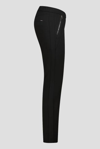 Diagonal Zip Winter Pull-On Pant