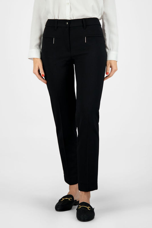 Travel Chic Slim Leg Trousers