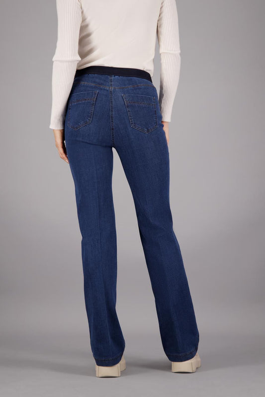 Raised Stitch Pull-On Jean