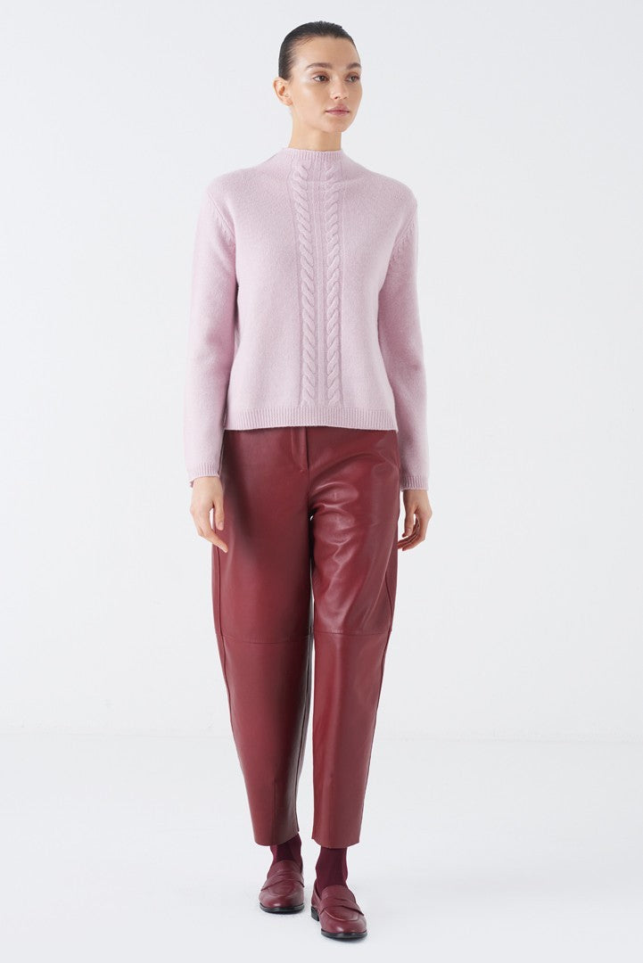 Cable Detailed Cashmere Wool Sweater