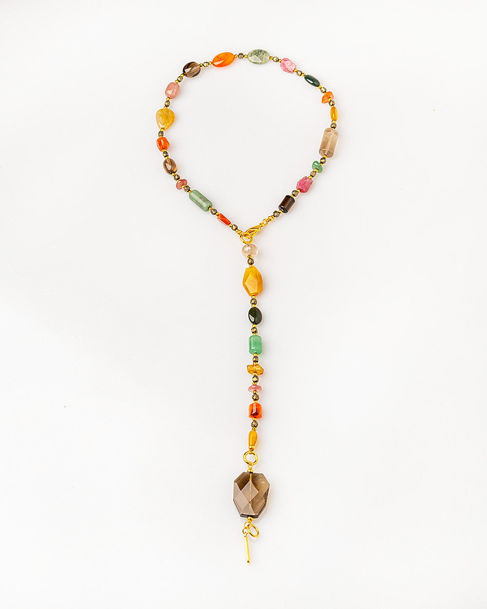 Autumn Quartz Long Necklace