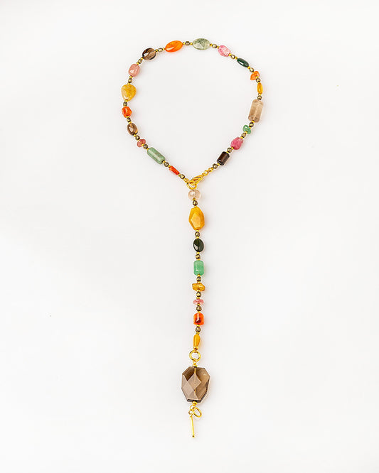 Autumn Quartz Long Necklace