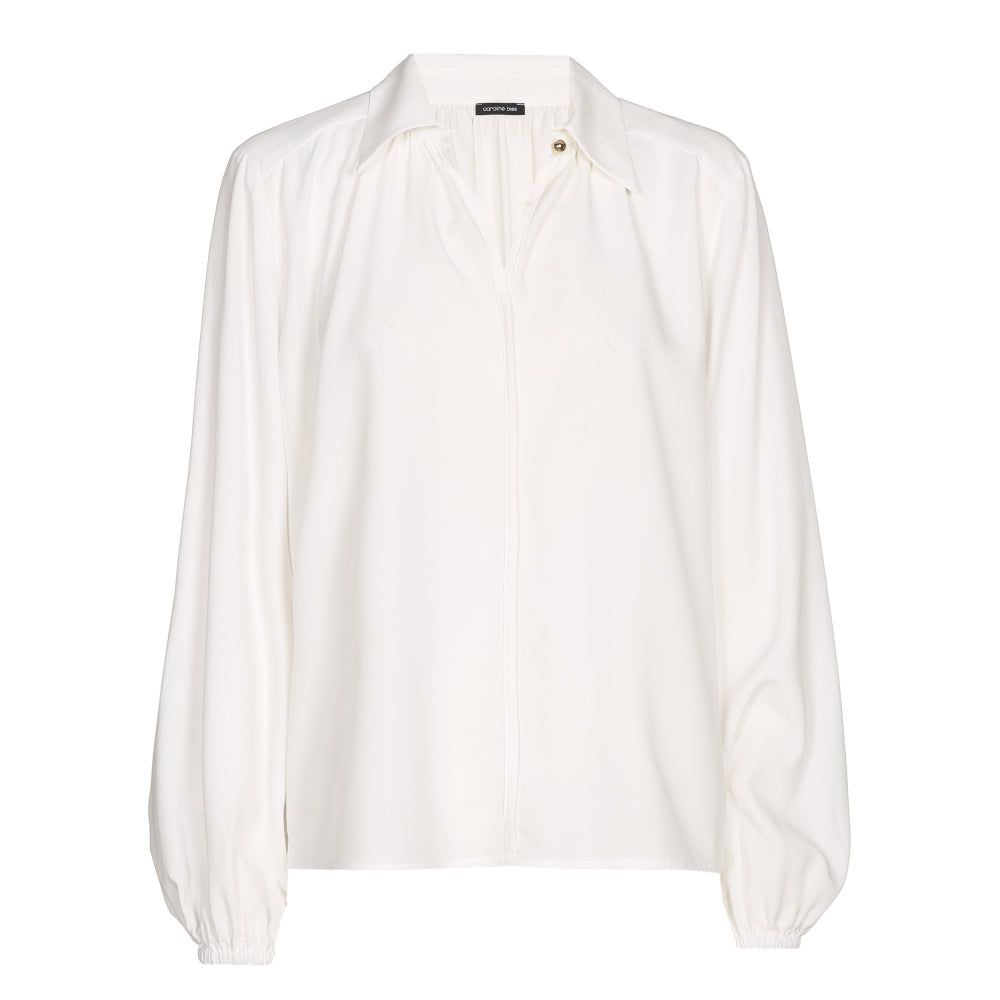 Winter Poplin Tunic Blouse