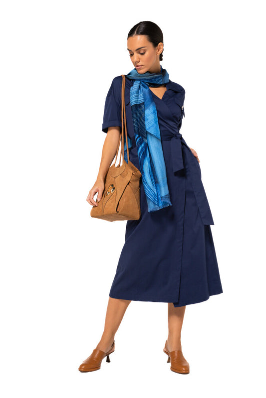 Watercolour Ocean Shell Scarf