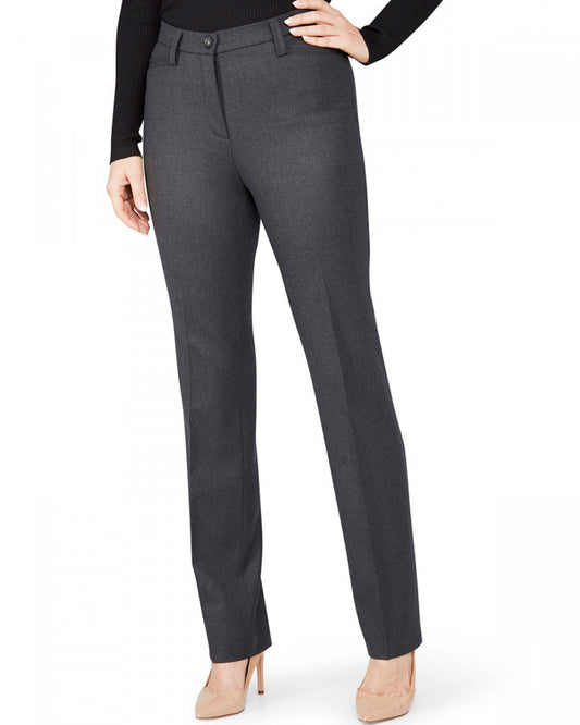 Brushed Wool Straight Trousers