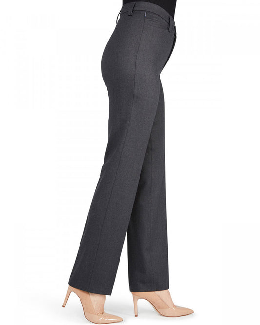 Brushed Wool Straight Trousers