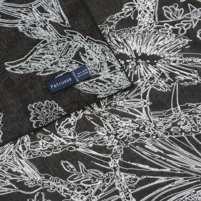 Botanical Sketch Cotton Square
