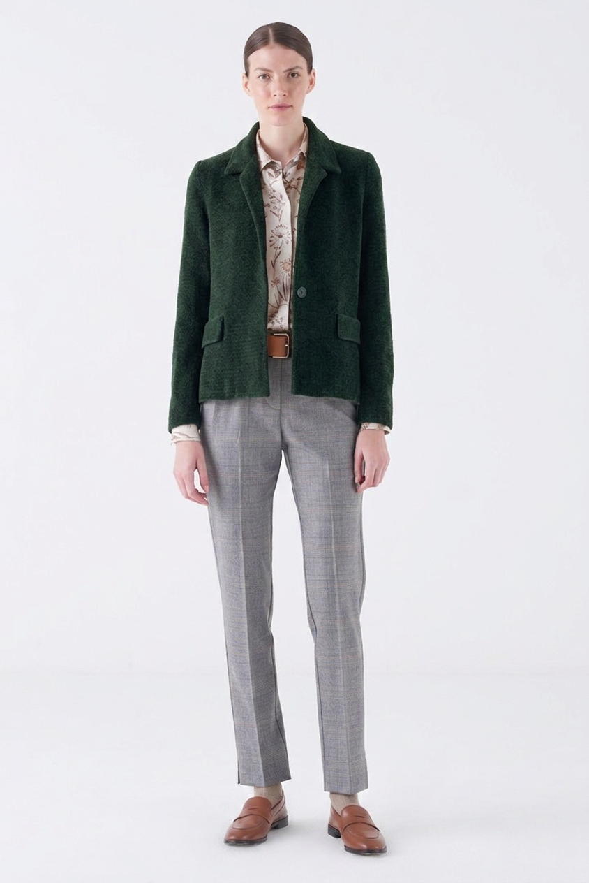 Chenille Knit Blazer