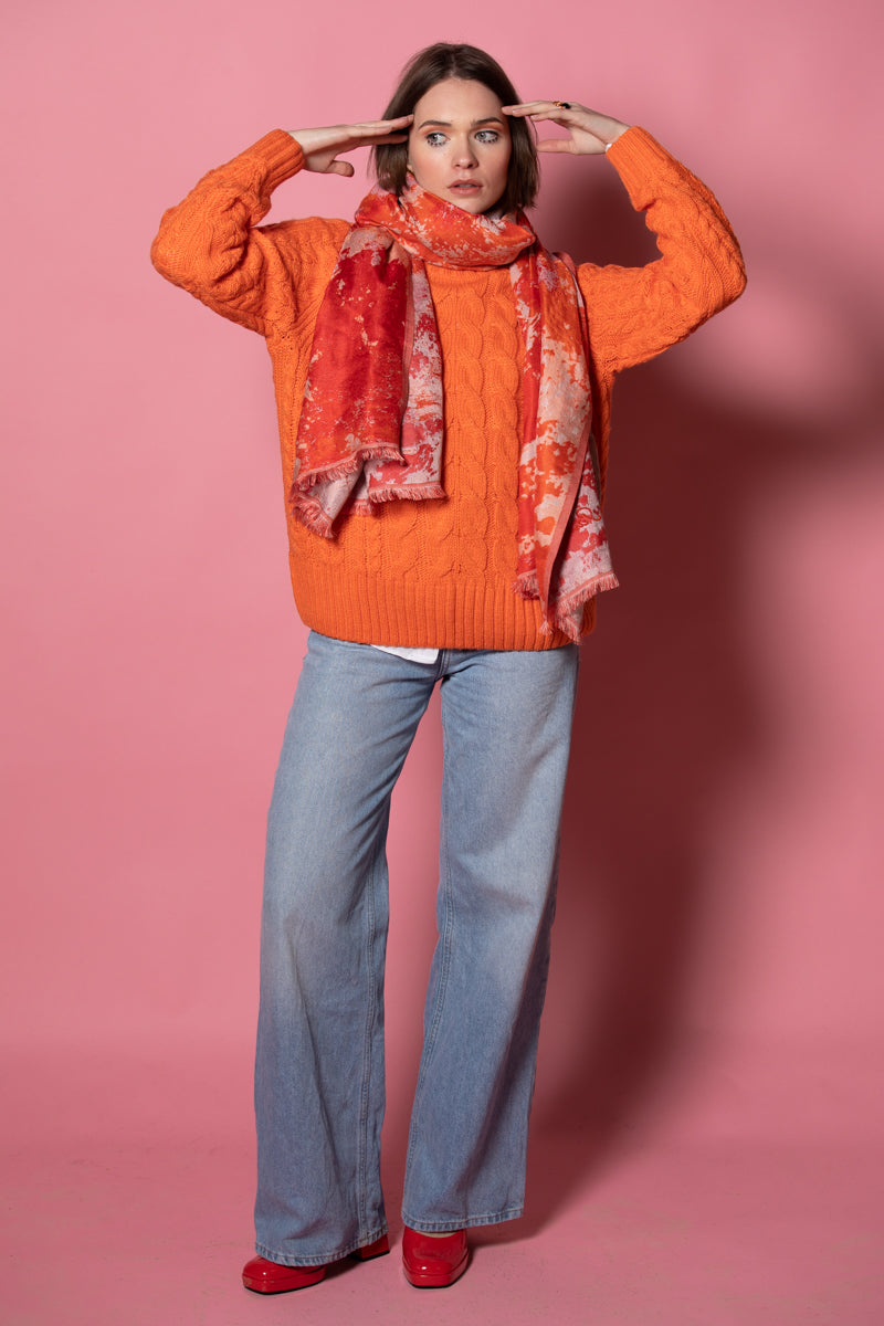 Silk Jacquard Mercury Stole