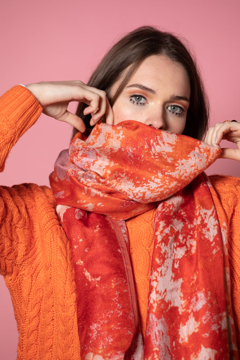 Silk Jacquard Mercury Stole