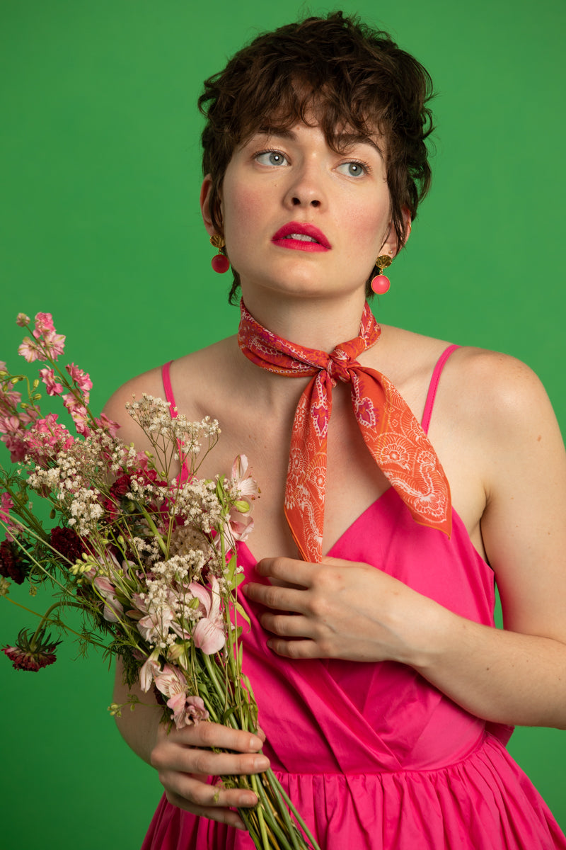 Arabesque Cotton Neckerchief