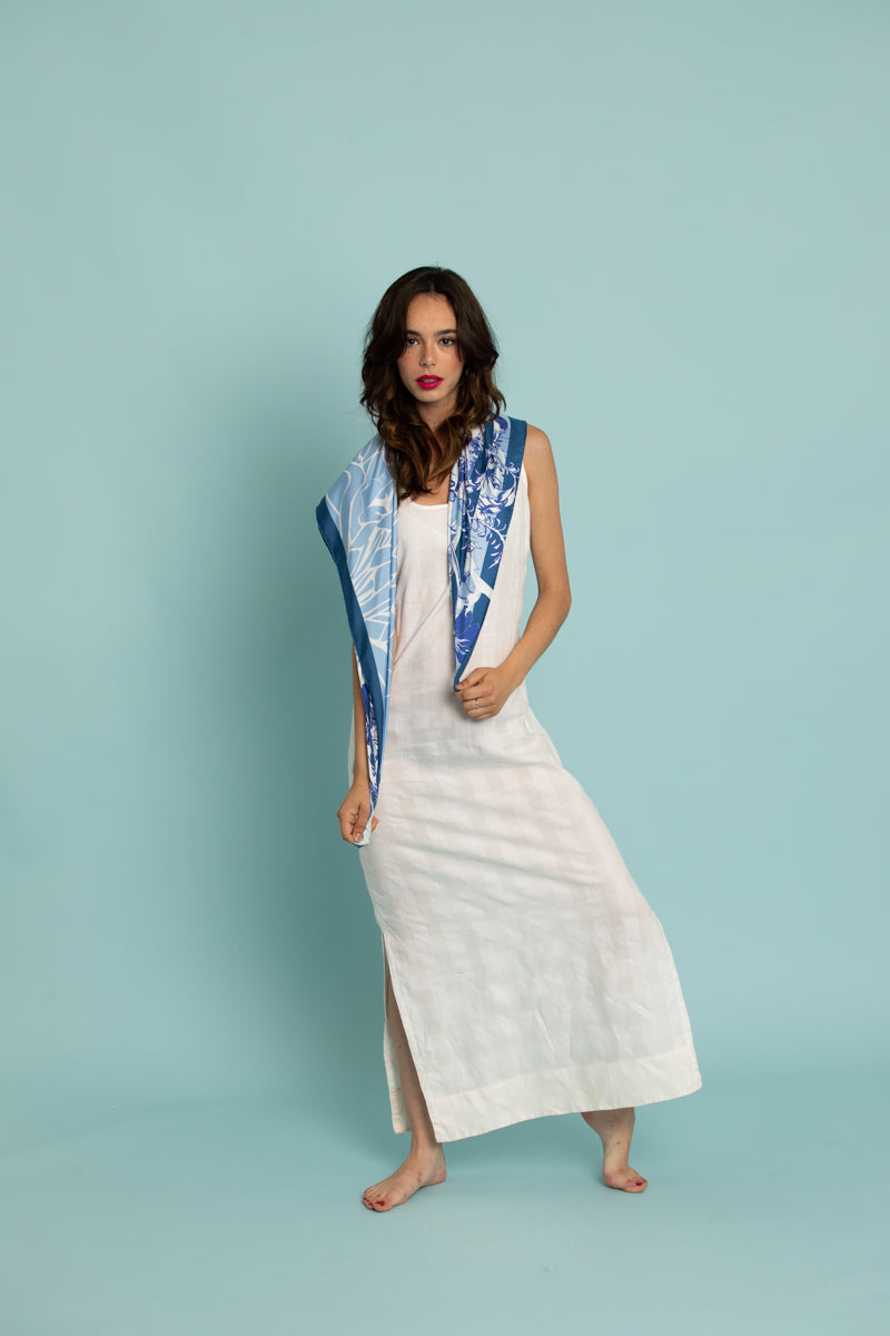 Organ of Castillon La Bataille Silk Square