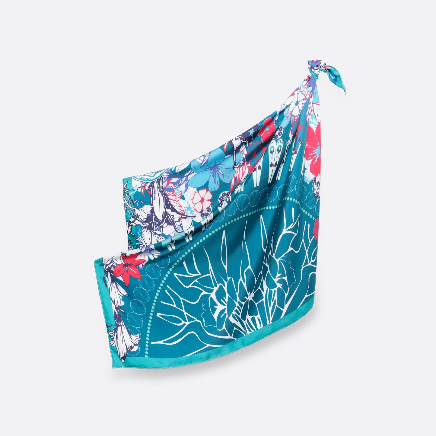 Organ of Castillon La Bataille Silk Square