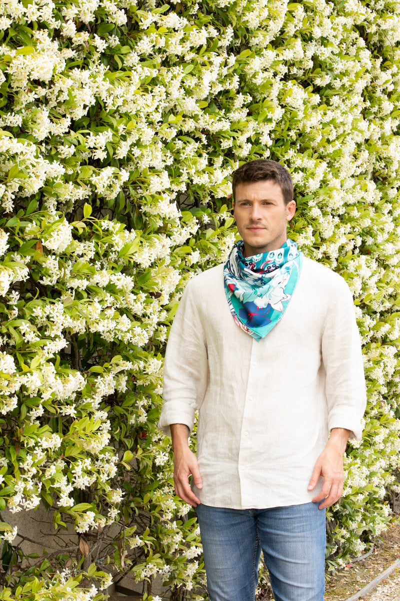 Organ of Castillon La Bataille Silk Square