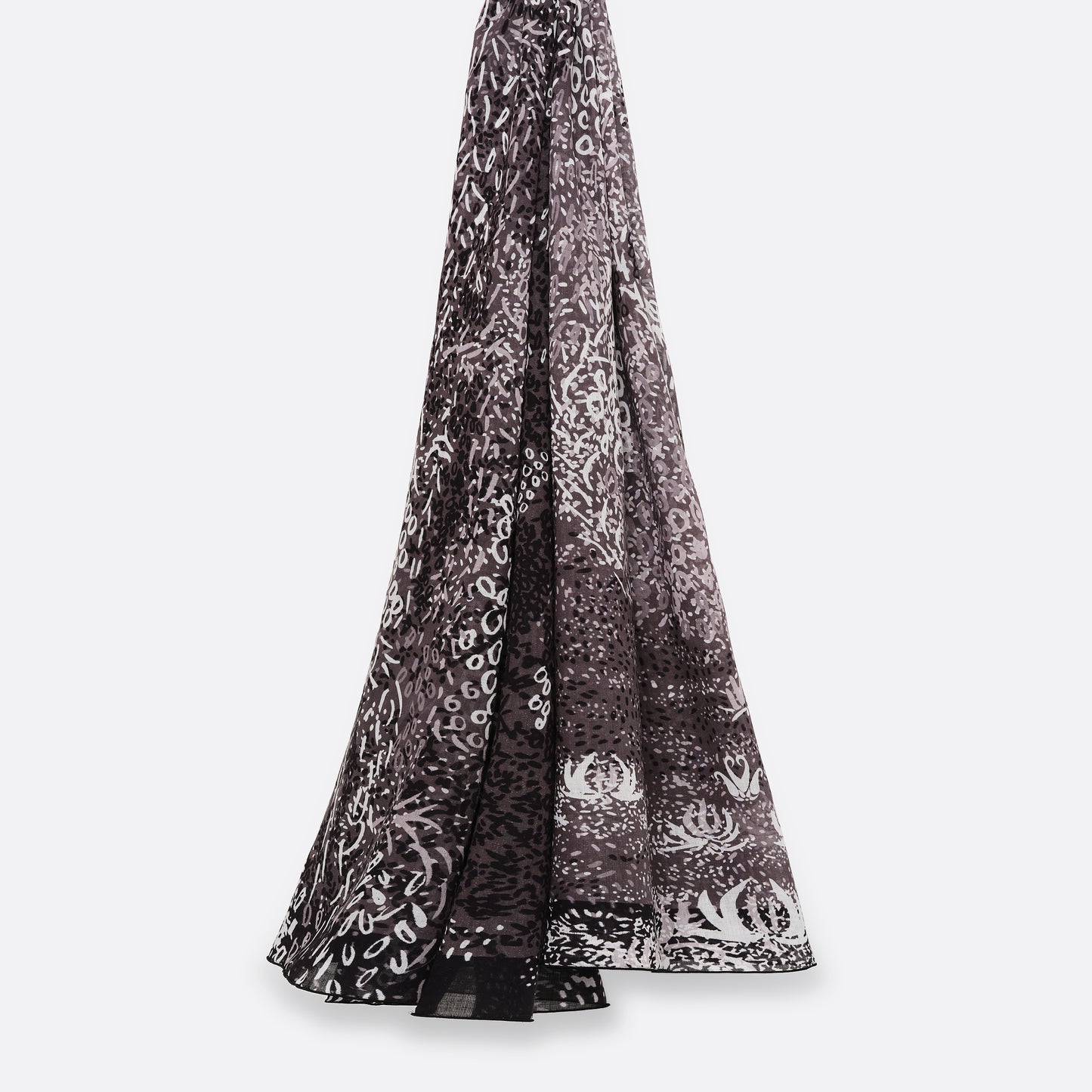 Lilly Pad Patterned Cotton Scarf