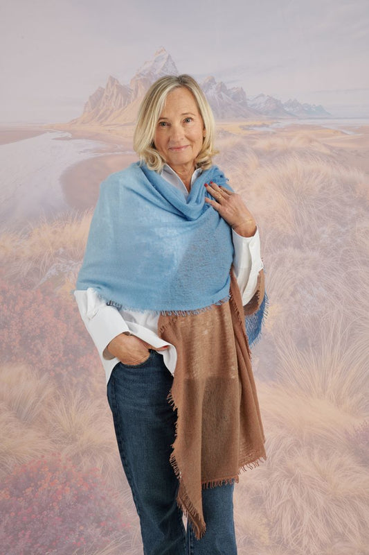 Cashmere Ocean Dream Shawl