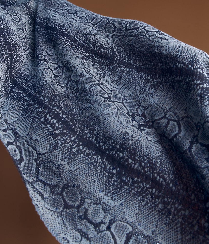 Exotique Python Print Scarf