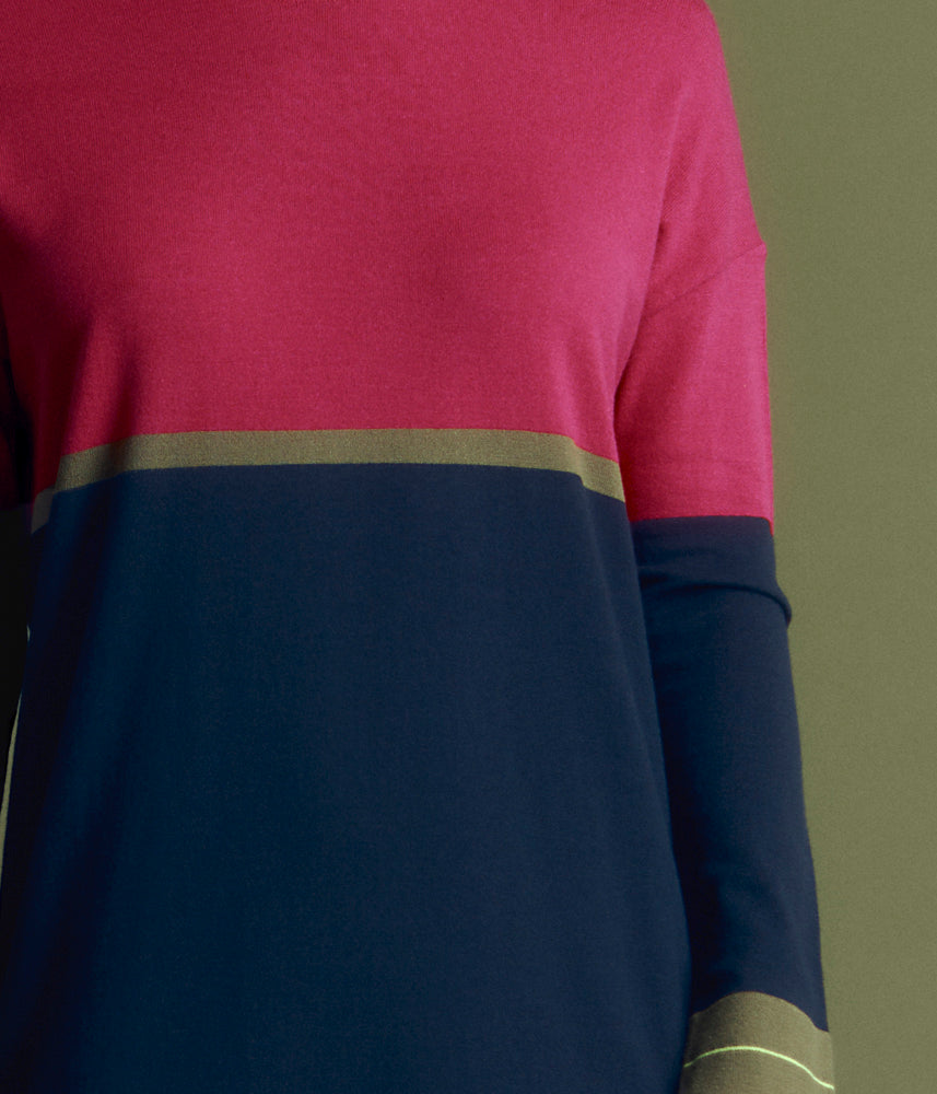 Color Block Knit Dress