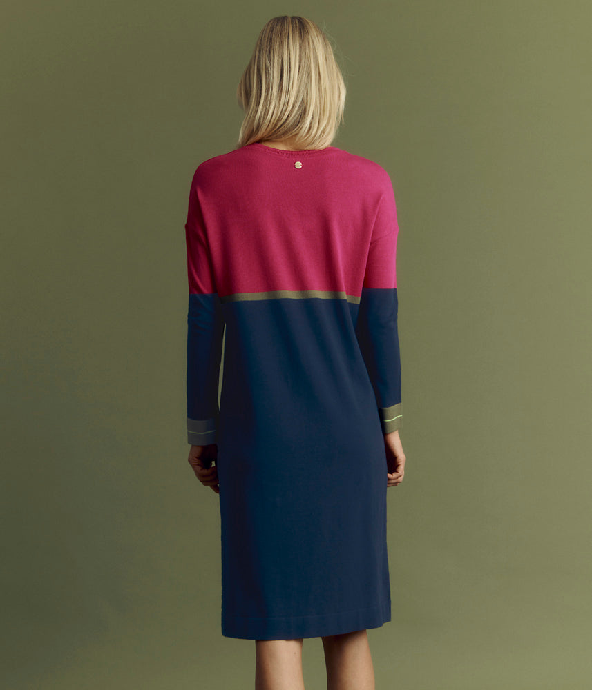 Color Block Knit Dress