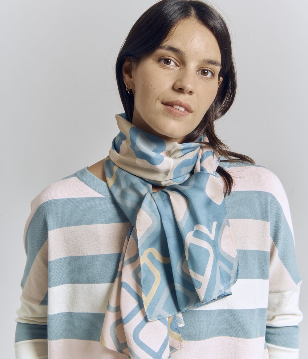 Royal Abstract Parisian Scarf