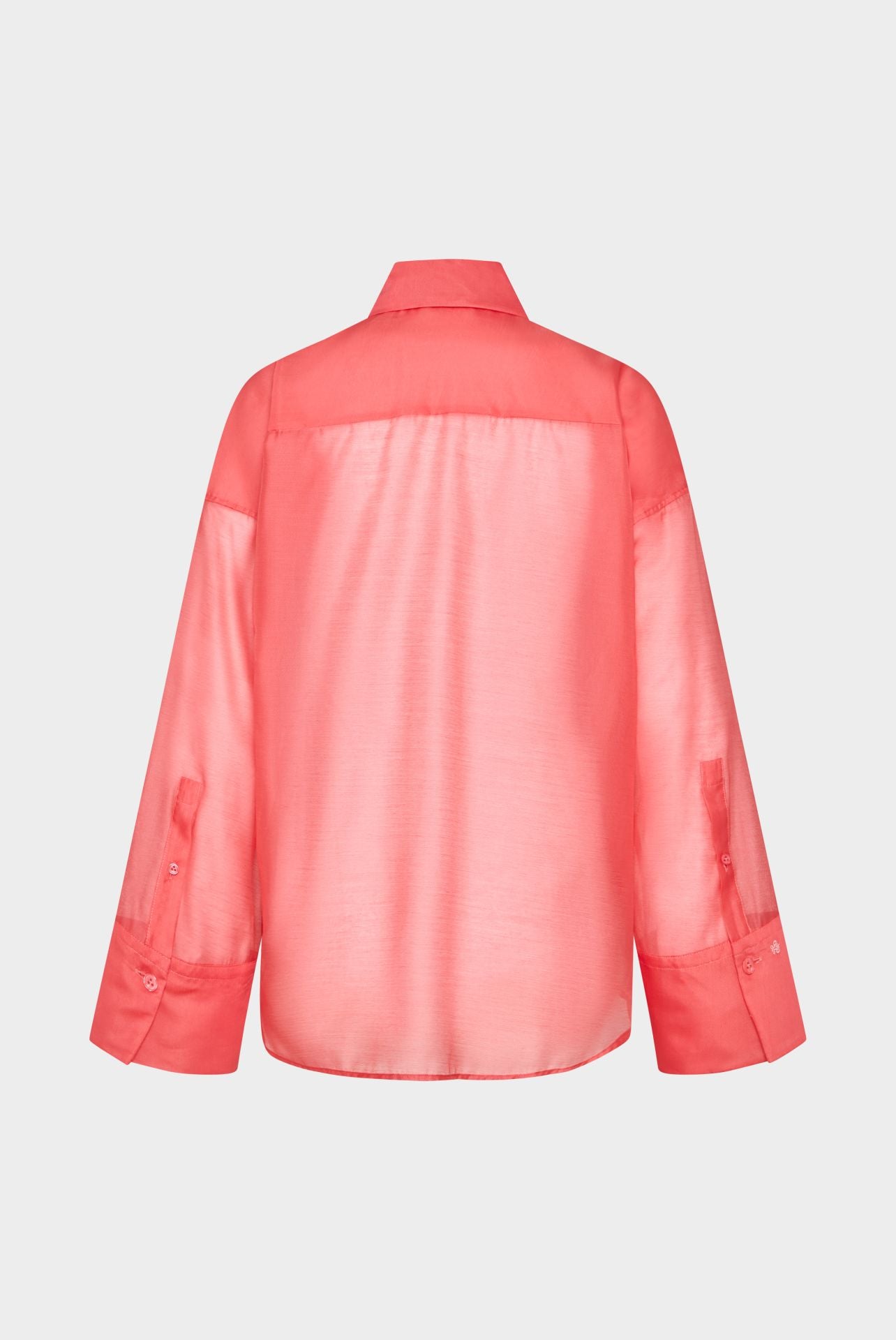 Oversized Sheer Shirt Blouse