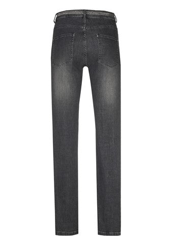 Chain Belted Boyfriend Jean