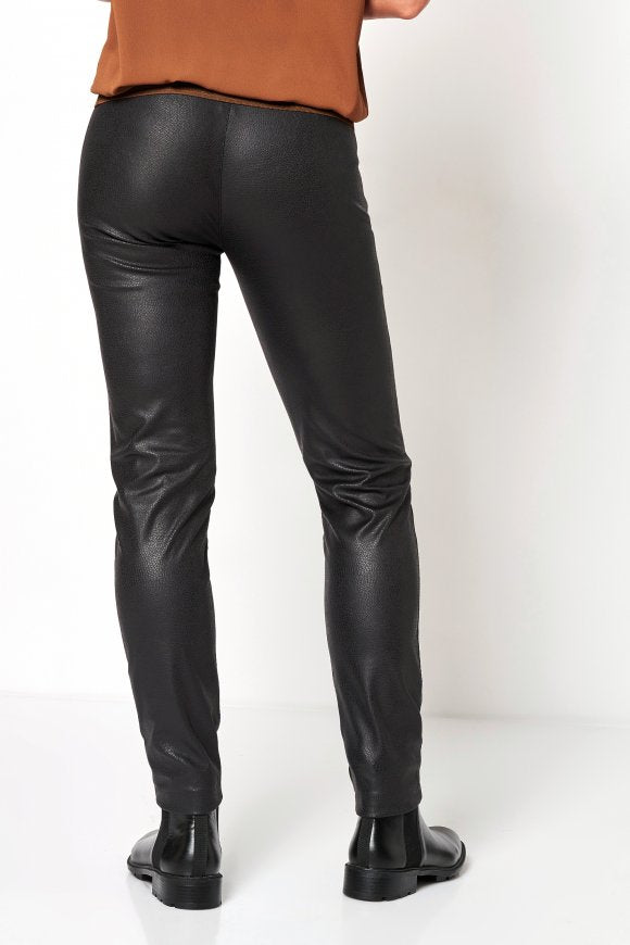 Fun Leather Zip Pocket Pant