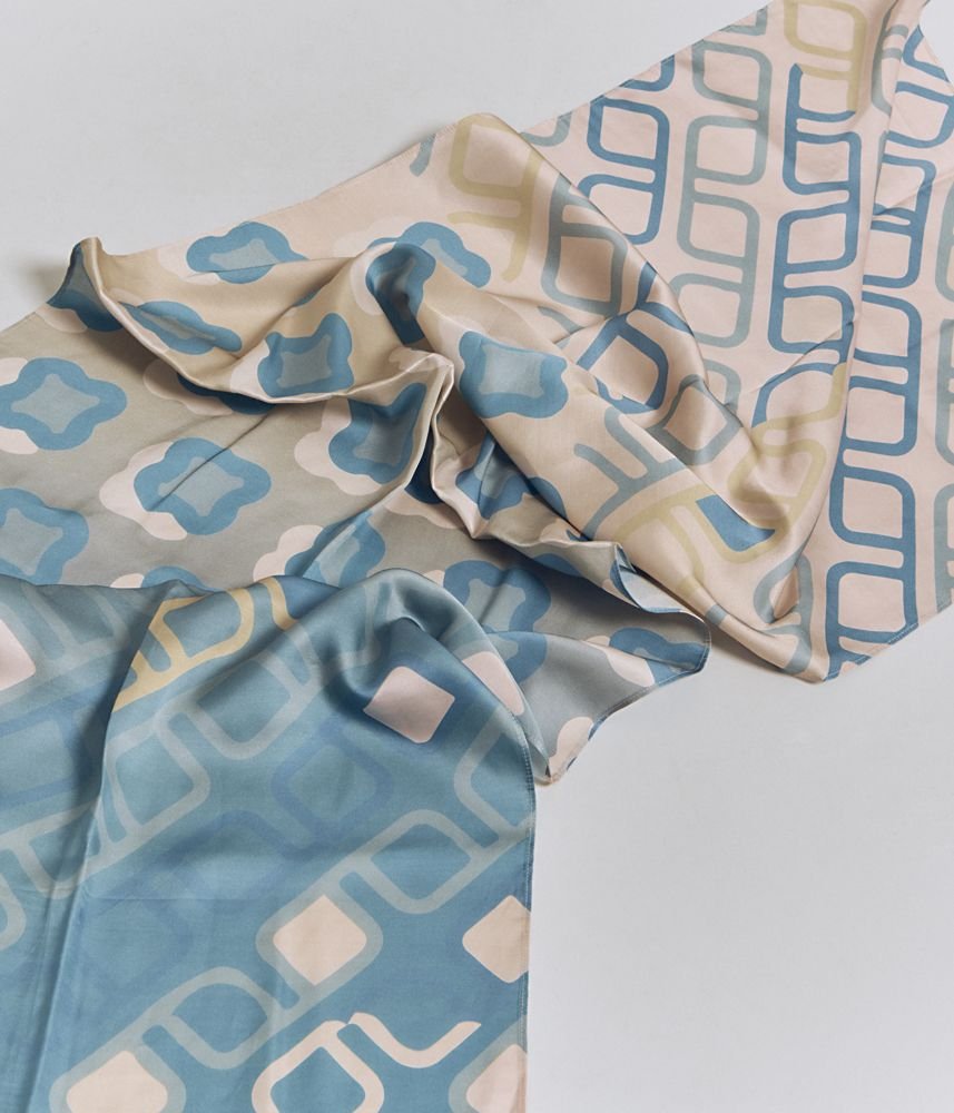 Royal Abstract Parisian Scarf