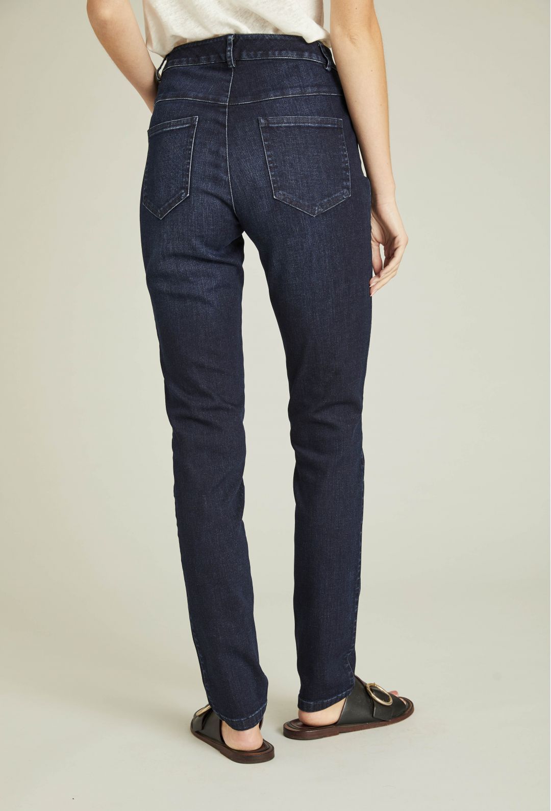 STUDDED POCKET DENIM PANT