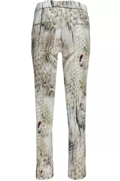 Pull On Crepe Python Print Pant