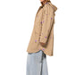 Hooded Unlined Parka W/Embroidered Florets