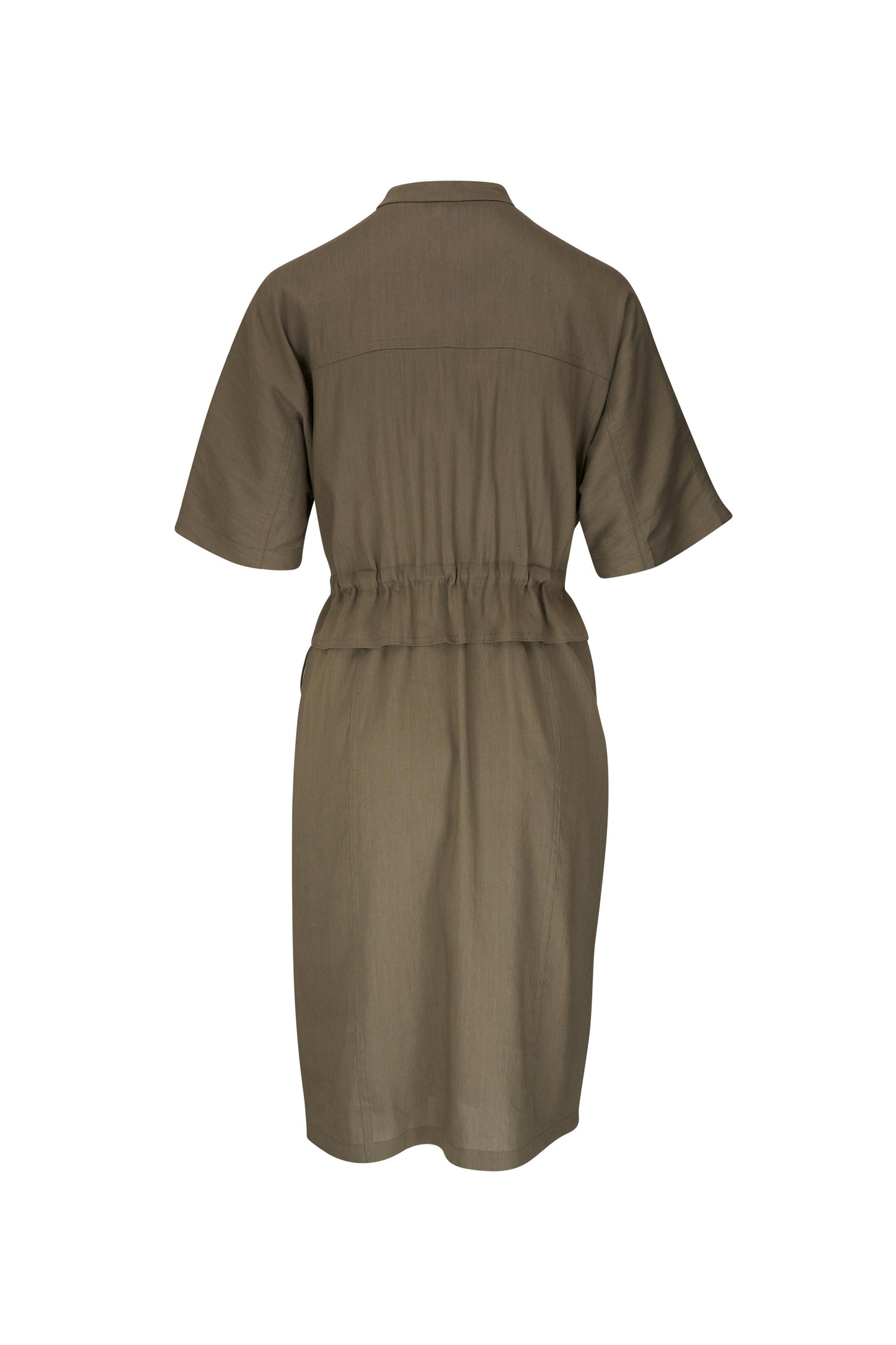 Safari Style Linen Dress