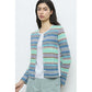 Missoni-Style Rib Knit Cardigan