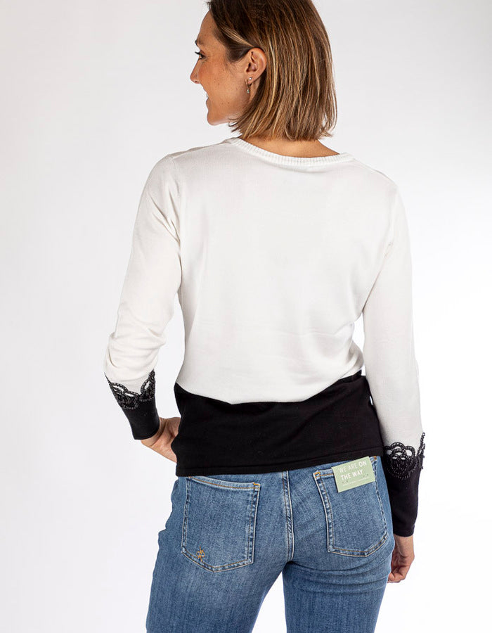 Coco Chanel Inspired Beaded Sweater