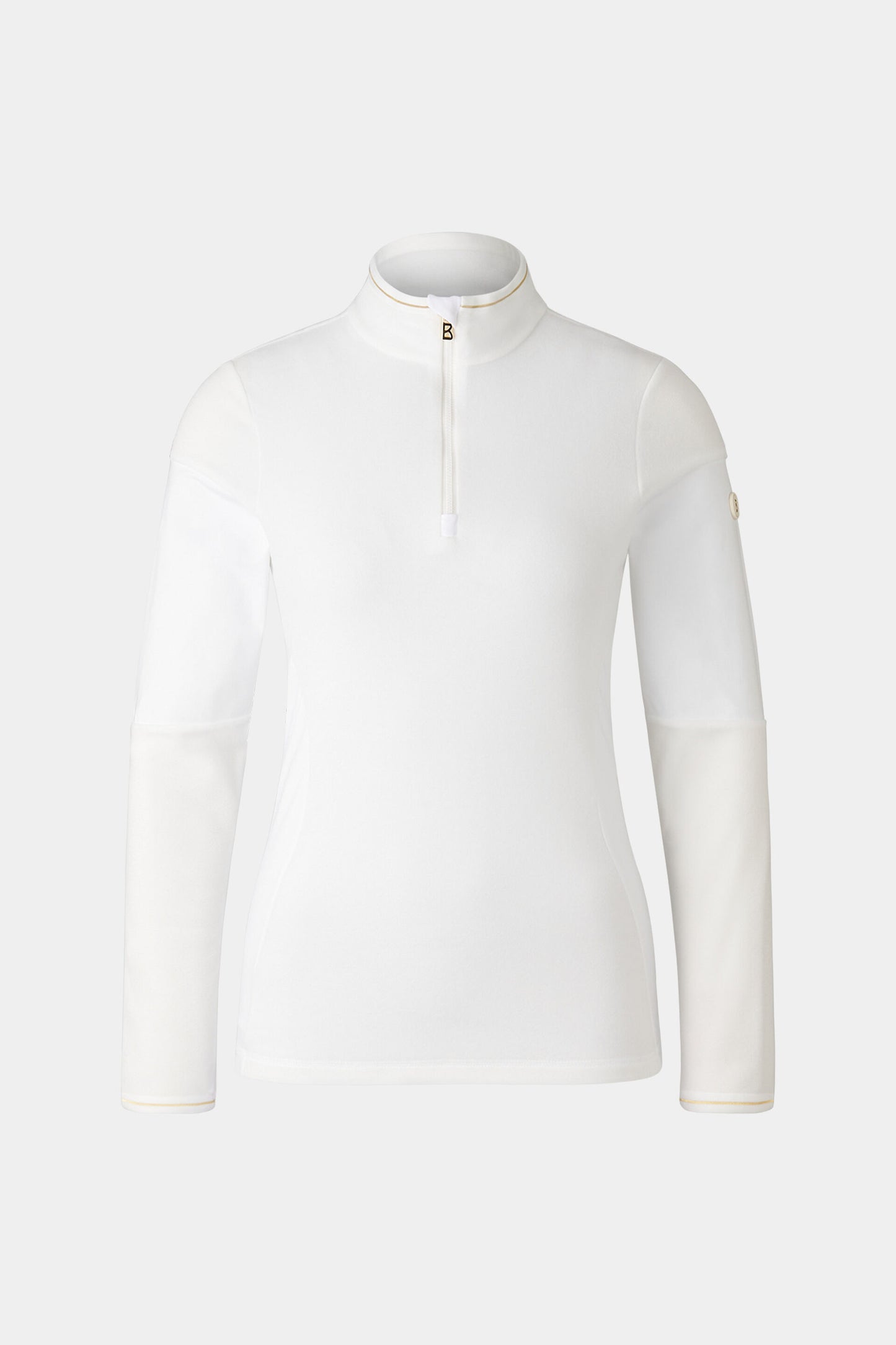 Sporty Microfleece Zip Collar Sweater