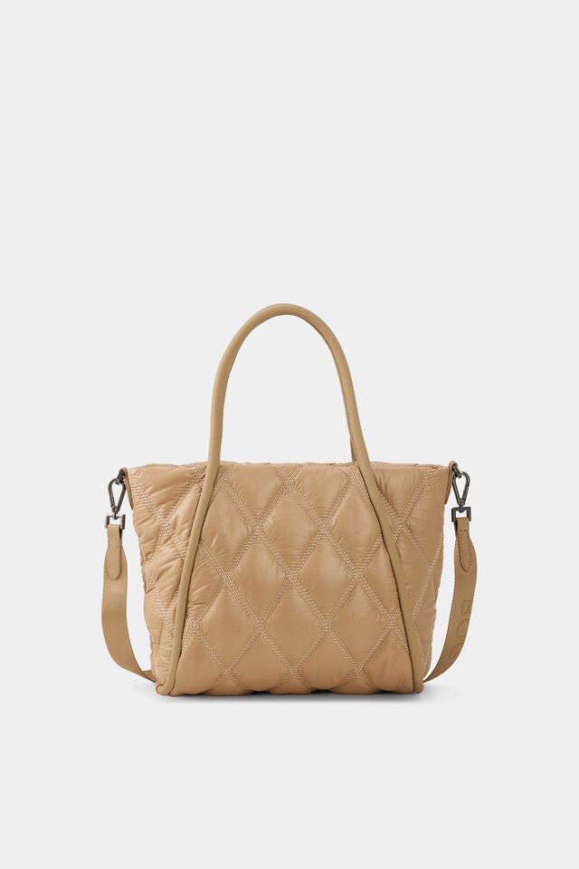 Diamond Quilted Square Handbag