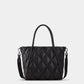 Diamond Quilted Square Handbag