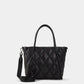 Diamond Quilted Square Handbag