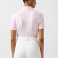 Fine Jersey Zip Palm Tree Polo Top