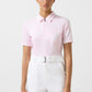 Fine Jersey Zip Palm Tree Polo Top