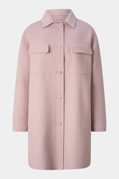 Midi Reversible Wool Shacket