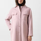 Midi Reversible Wool Shacket