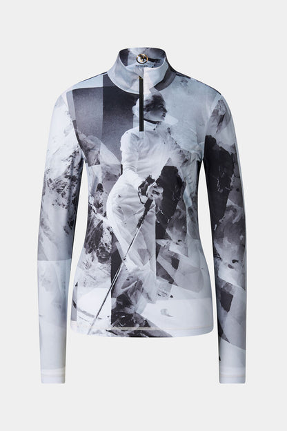 Downhill Skier Jersey Zip Top