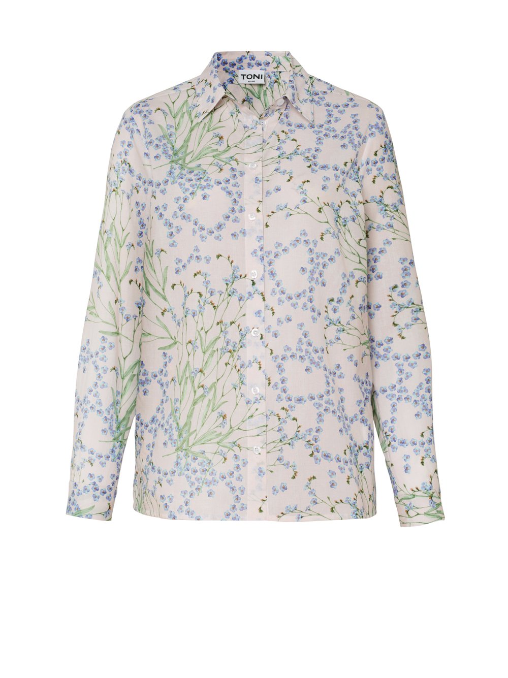 Forget Me Not Cotton Voile Blouse