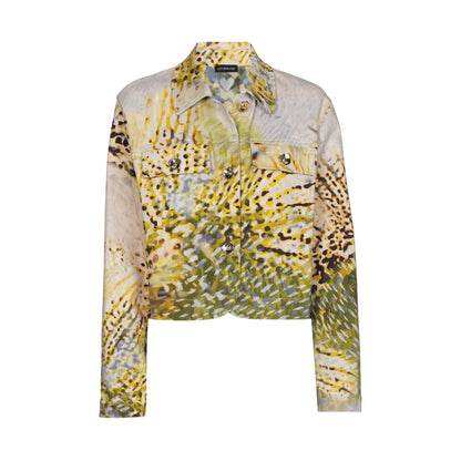 Leopard Safari Cropped Jacket