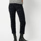 Distressed Ribbed Corduroy Pants