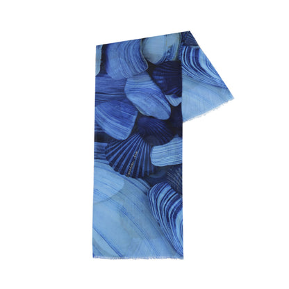 Watercolour Ocean Shell Scarf